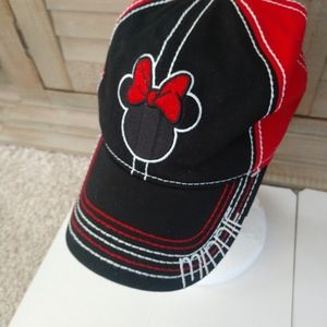 Disney Red and Black Minnie Mouse Hat